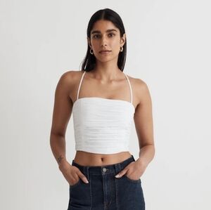 Madewell poplin tube tops